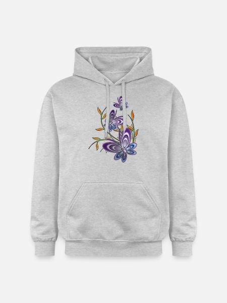Butterflies2012 - Gildan Unisex Softstyle® Midweight Hoodie - light heather grey