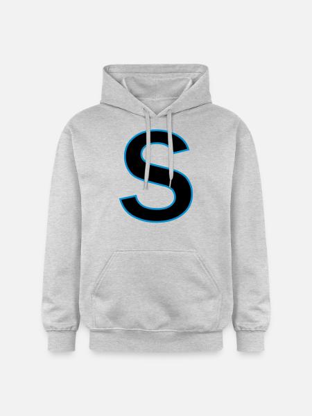 letter s vector - Gildan Unisex Softstyle® Midweight Hoodie - light heather grey