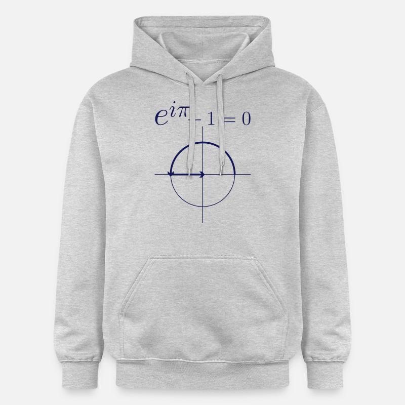 Formule d'Euler - Sweat à capuche Softstyle® Gildan Unisexe - gris clair chiné