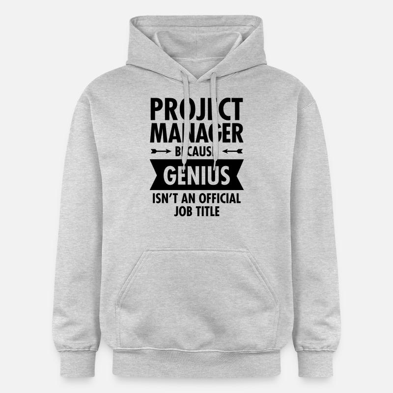 Project Manager - Genius - Sweat à capuche Softstyle® Gildan Unisexe - gris clair chiné
