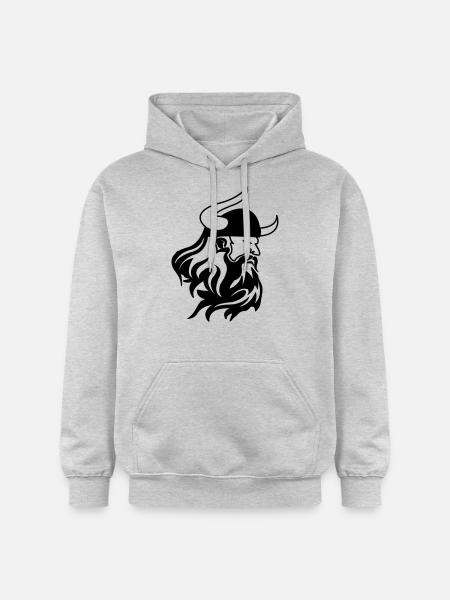 wikinger_00 - Sweat à capuche Softstyle® Gildan Unisexe - gris clair chiné