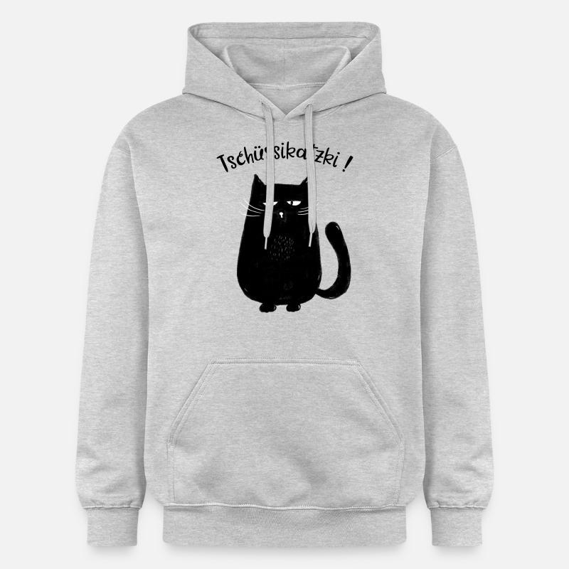 Bye bye byezki ! - Sweat à capuche Softstyle® Gildan Unisexe - gris clair chiné