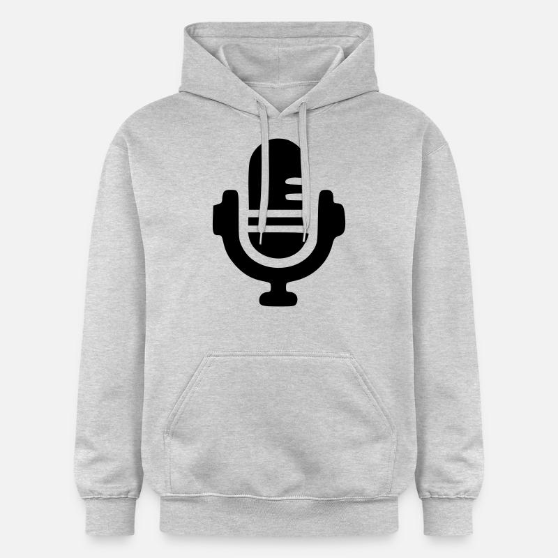 Micro - Sweat à capuche Softstyle® Gildan Unisexe - gris clair chiné