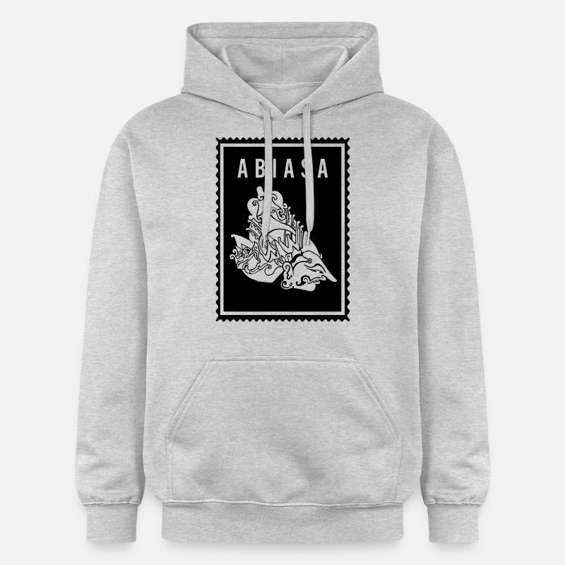 Abias -Wayang - Sweat à capuche Softstyle® Gildan Unisexe - gris clair chiné