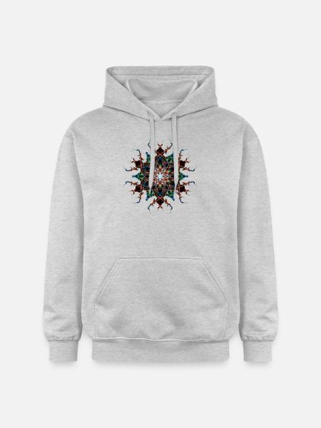 Psysun - Gildan Unisex Softstyle® Midweight Hoodie - Hellgrau meliert
