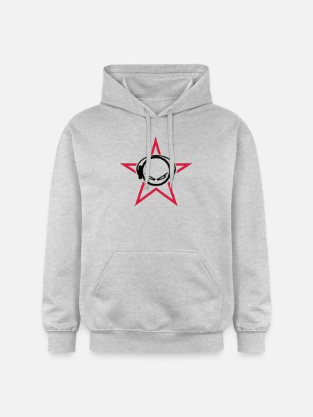 DJ - Gildan Unisex Softstyle® Midweight Hoodie - light heather grey