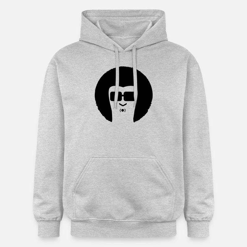 man3_f1 - Sweat à capuche Softstyle® Gildan Unisexe - gris clair chiné