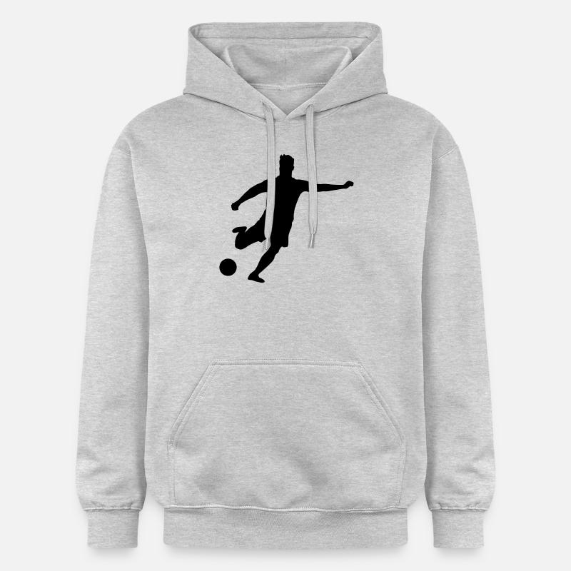 fussballer__f1 - Sweat à capuche Softstyle® Gildan Unisexe - gris clair chiné