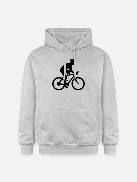 Cycling - Sweat à capuche Softstyle® Gildan Unisexe - gris clair chiné