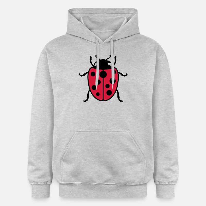 Coccinelle - Sweat à capuche Softstyle® Gildan Unisexe - gris clair chiné