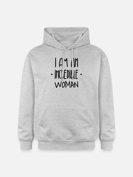 fille / fée / princesse / bébé - Sweat à capuche Softstyle® Gildan Unisexe - gris clair chiné