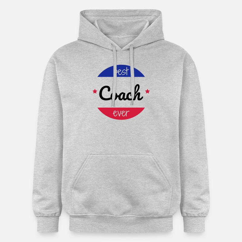 Coach / Coaching / Entraineur / Sport - Sweat à capuche Softstyle® Gildan Unisexe - gris clair chiné