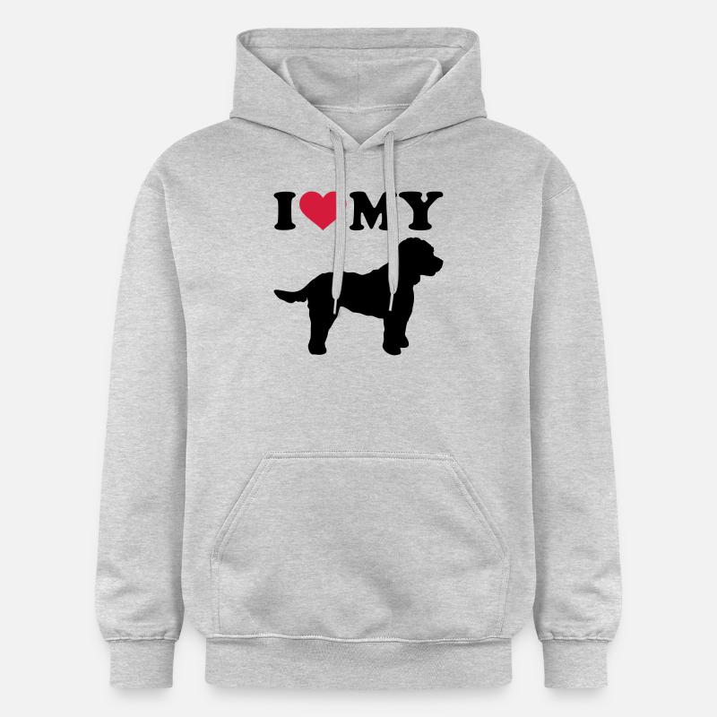 Cockapoo - Gildan Unisex Softstyle® Midweight Hoodie - Hellgrau meliert