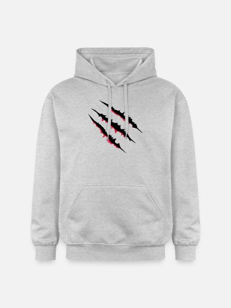 krallen_002 - Gildan Unisex Softstyle® Midweight Hoodie - light heather grey