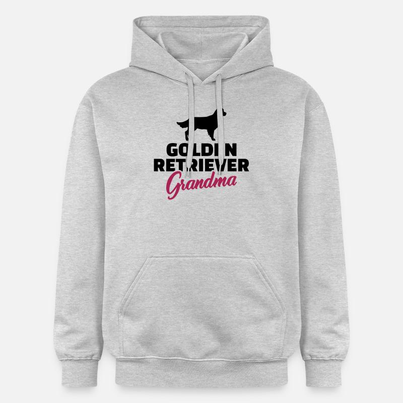 Golden Retriever - Sweat à capuche Softstyle® Gildan Unisexe - gris clair chiné