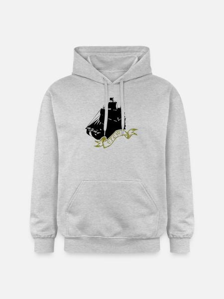 piratenschiff - Gildan Unisex Softstyle® Midweight Hoodie - Hellgrau meliert