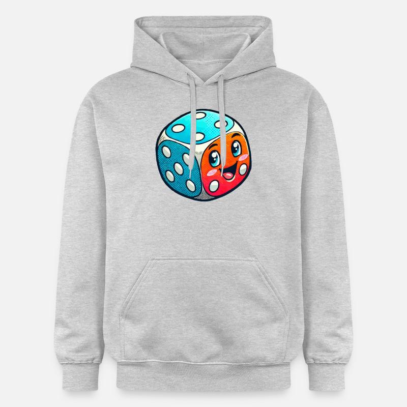 Bande dessinée Cube - Sweat à capuche Softstyle® Gildan Unisexe - gris clair chiné