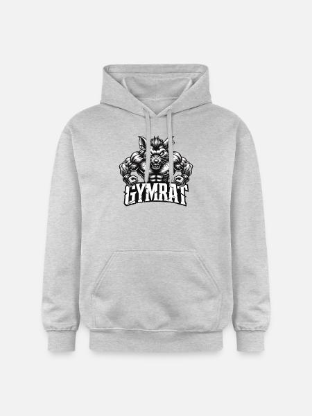 GymRat Intense - Gildan Unisex Softstyle® Midweight Hoodie - light heather grey