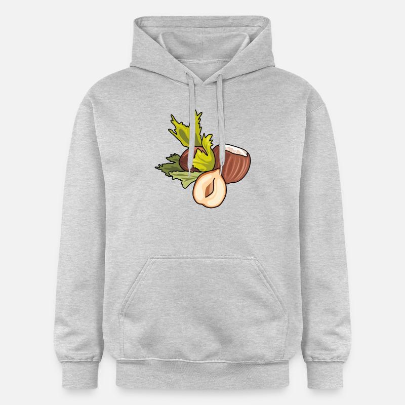 Noisette - Sweat à capuche Softstyle® Gildan Unisexe - gris clair chiné
