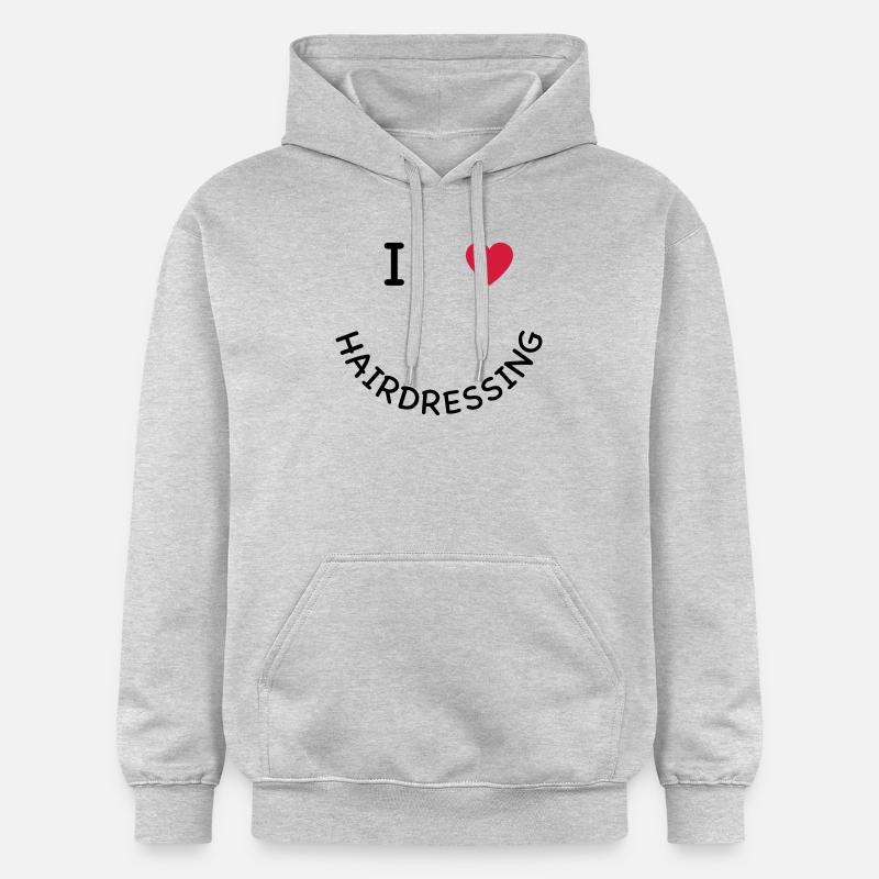 coiffeur - Sweat à capuche Softstyle® Gildan Unisexe - gris clair chiné