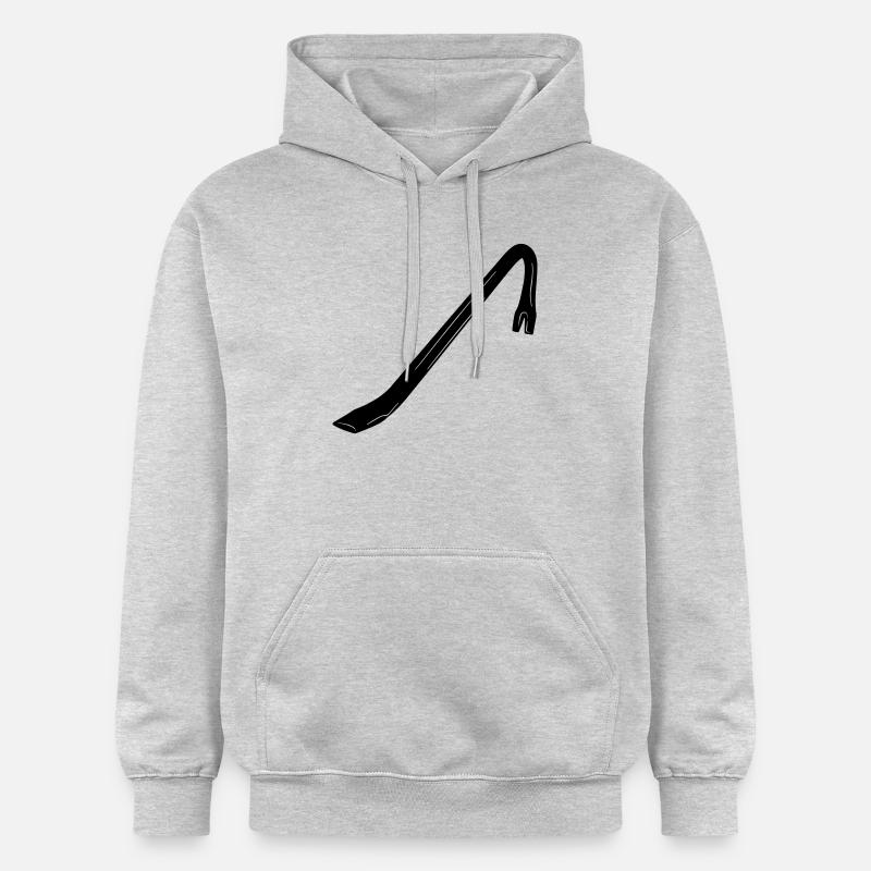 Pied-de-biche un pied-de-biche - Sweat à capuche Softstyle® Gildan Unisexe - gris clair chiné