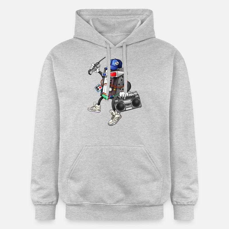 I Am The 80s - Sweat à capuche Softstyle® Gildan Unisexe - gris clair chiné