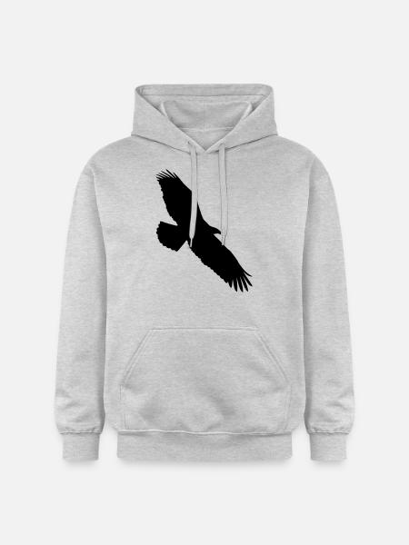 adler - Gildan Unisex Softstyle® Midweight Hoodie - Hellgrau meliert
