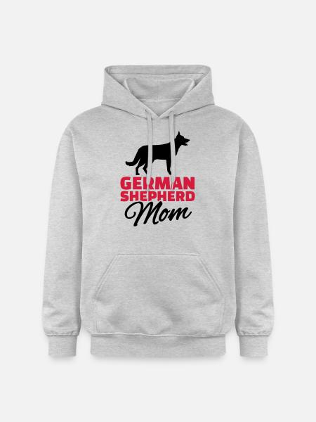 German shepherd Mom - Gildan Unisex Softstyle® Midweight Hoodie - light heather grey