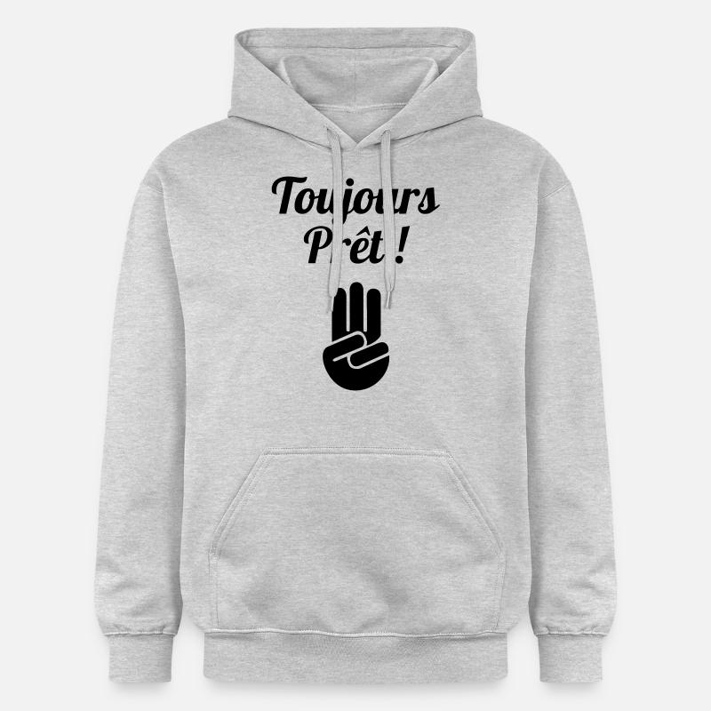 scout / scouting / scoutisme / guide - Sweat à capuche Softstyle® Gildan Unisexe - gris clair chiné