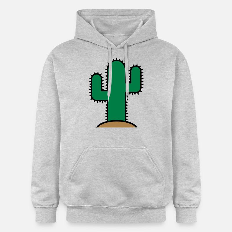 Cactus - Sweat à capuche Softstyle® Gildan Unisexe - gris clair chiné