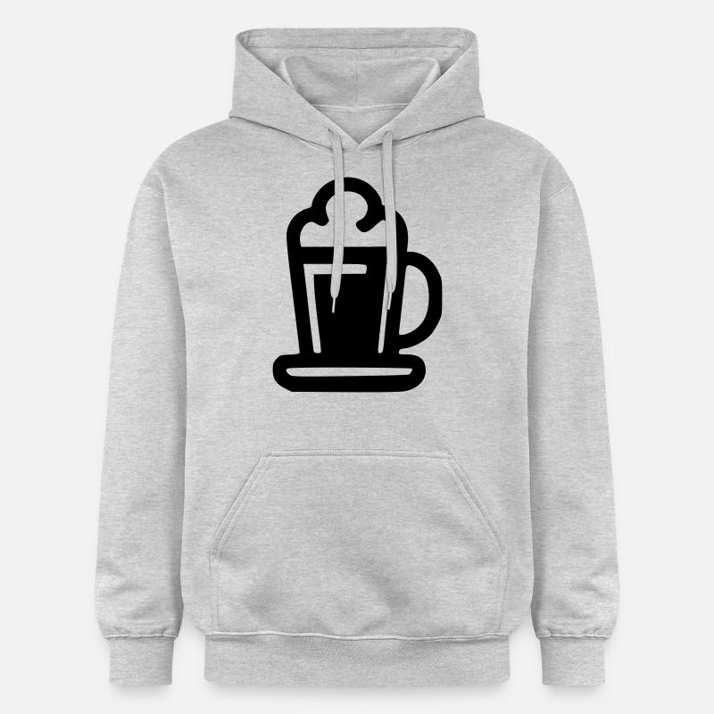 Choppe Bière - Sweat à capuche Softstyle® Gildan Unisexe - gris clair chiné