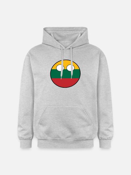 Countryball Country Home Lithuania - Gildan Unisex Softstyle® Midweight Hoodie - light heather grey