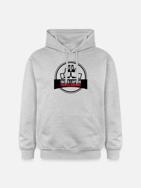 Faites l'apéro - Sweat à capuche Softstyle® Gildan Unisexe - gris clair chiné