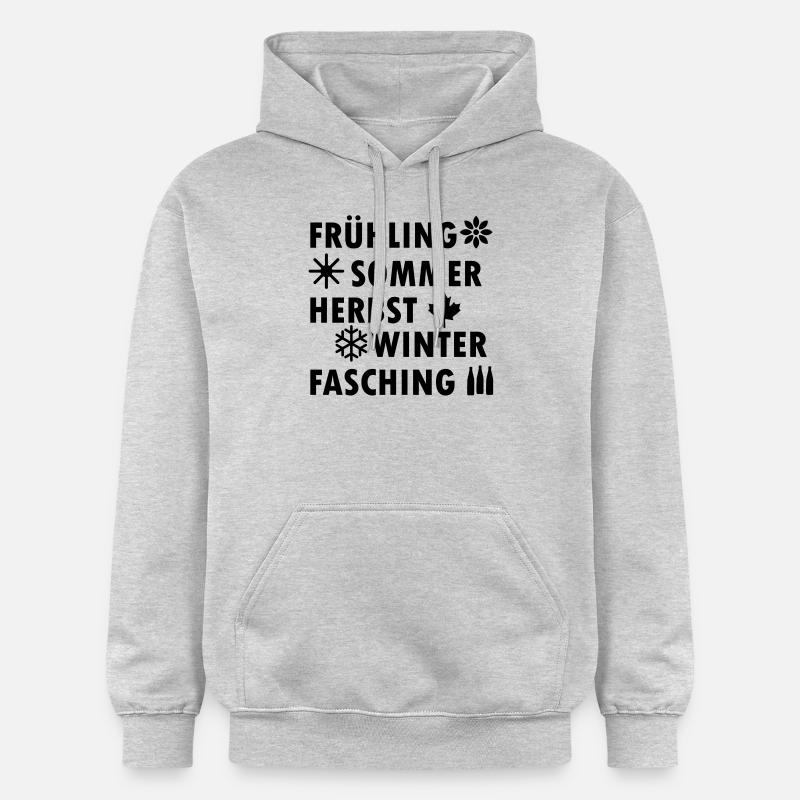 fasching - Sweat à capuche Softstyle® Gildan Unisexe - gris clair chiné