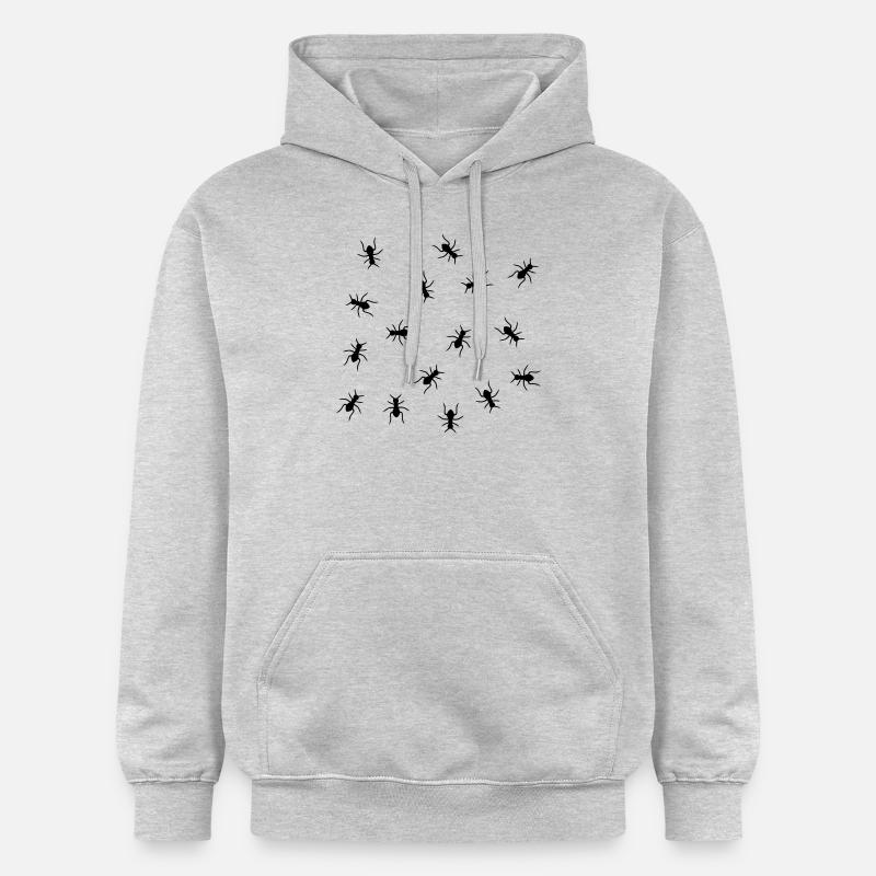 Ants Design - Sweat à capuche Softstyle® Gildan Unisexe - gris clair chiné