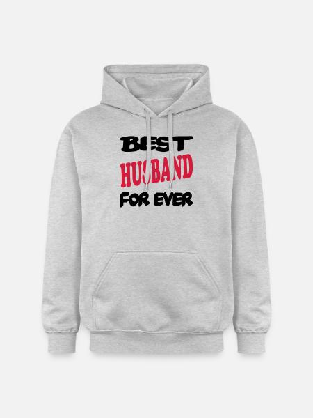 Best husband for ever - Sweat à capuche Softstyle® Gildan Unisexe - gris clair chiné