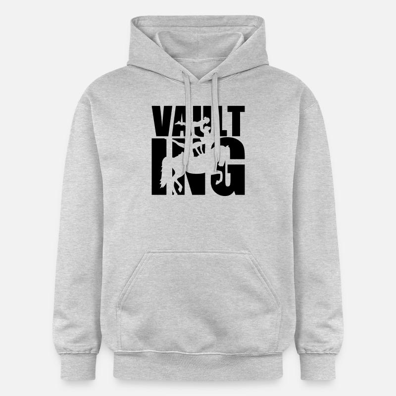 Vaulting - Sweat à capuche Softstyle® Gildan Unisexe - gris clair chiné