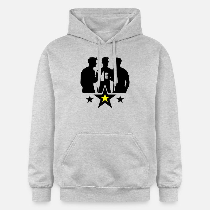 Équipe Bière Équipe - Sweat à capuche Softstyle® Gildan Unisexe - gris clair chiné