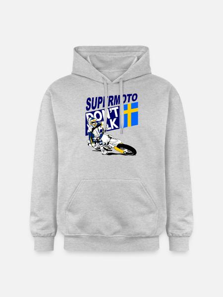 Supermoto Racing - Gildan Unisex Softstyle® Midweight Hoodie - Hellgrau meliert