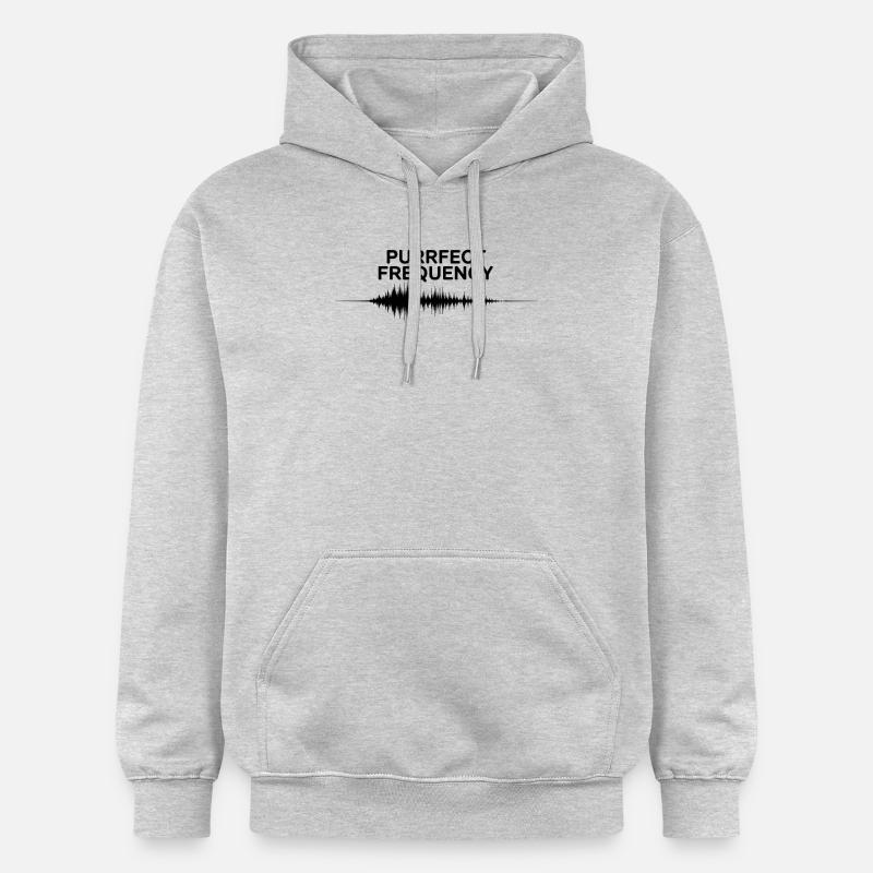 Fréquence parfaite - Sweat à capuche Softstyle® Gildan Unisexe - gris clair chiné