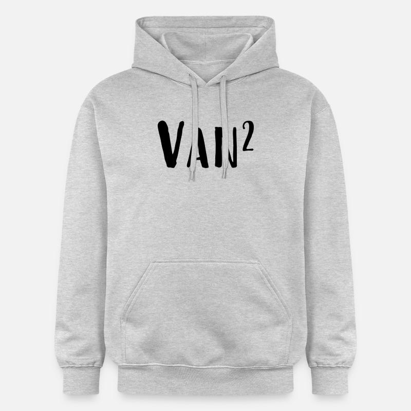 VAN² - Sweat à capuche Softstyle® Gildan Unisexe - gris clair chiné
