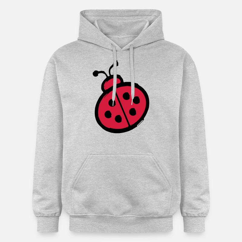 ladybug - Sweat à capuche Softstyle® Gildan Unisexe - gris clair chiné