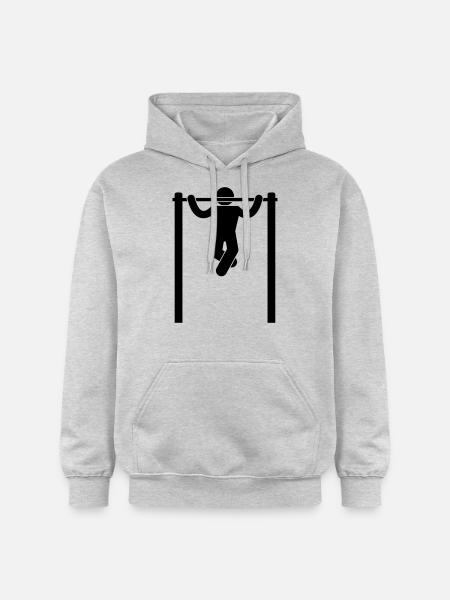 pullup - Gildan Unisex Softstyle® Midweight Hoodie - Hellgrau meliert