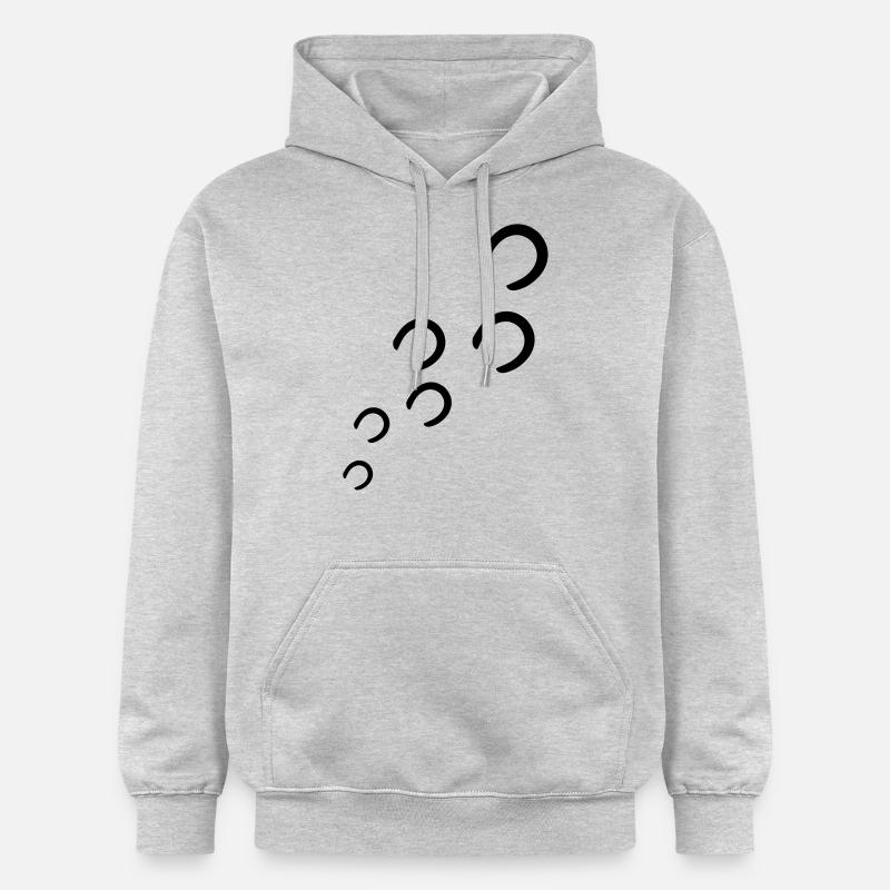 bourrin - Sweat à capuche Softstyle® Gildan Unisexe - gris clair chiné