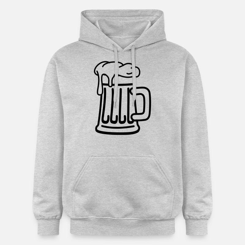 bier_f1 - Sweat à capuche Softstyle® Gildan Unisexe - gris clair chiné