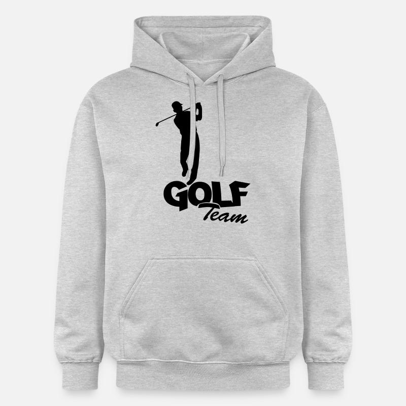 golfer_team1 - Sweat à capuche Softstyle® Gildan Unisexe - gris clair chiné