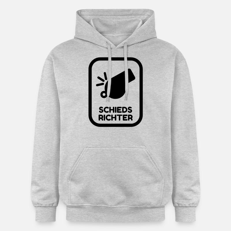Arbitre / Arbitrage / Sport / Sifflet - Sweat à capuche Softstyle® Gildan Unisexe - gris clair chiné