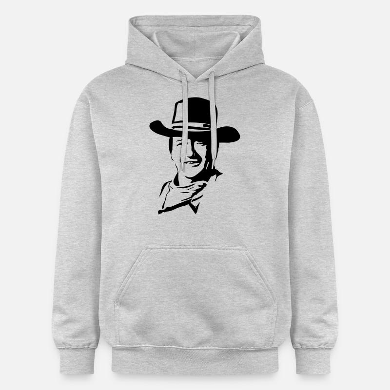 wayne - Gildan Unisex Softstyle® Midweight Hoodie - Hellgrau meliert