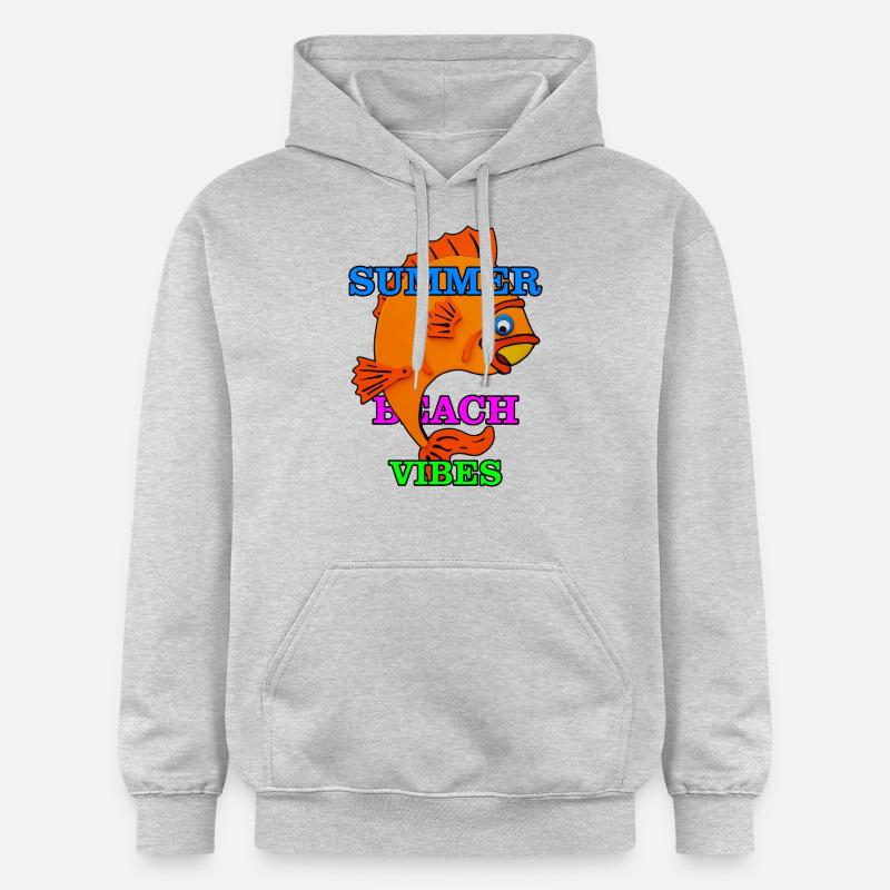 Perche - Sweat à capuche Softstyle® Gildan Unisexe - gris clair chiné