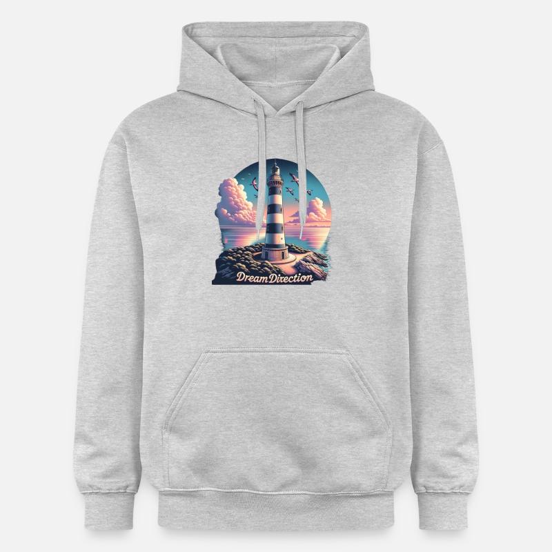 Dream direction - Sweat à capuche Softstyle® Gildan Unisexe - gris clair chiné